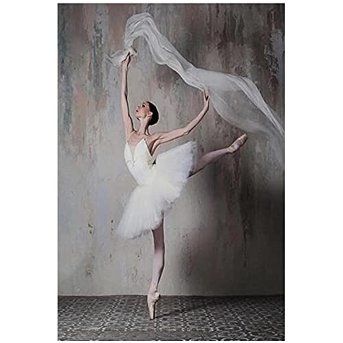 HGLLL Pinturas sobre Lienzo Carteles de Bailarina nostálgica Retro Bailarina Elegante Imágenes artísticas de Pared Decoraciones Cover