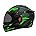 Matt Black Fluo Green with Smoke Visor