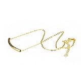 modedesigner alfredo pauly Halskette mit einfachem Anhänger aus Gold, dezenter, zeitloser Anhänger, der zu jedem Outfit passt