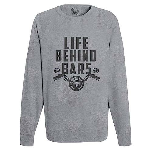 Sweat Homme Life Behind Bars Moto Cafe Racer en coton confortable