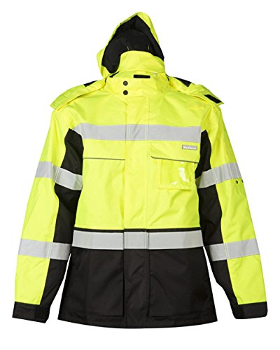 ML Kishigo Mens Class 3 Premium Heavy-Duty Parka Lime/Black 2XL 2X