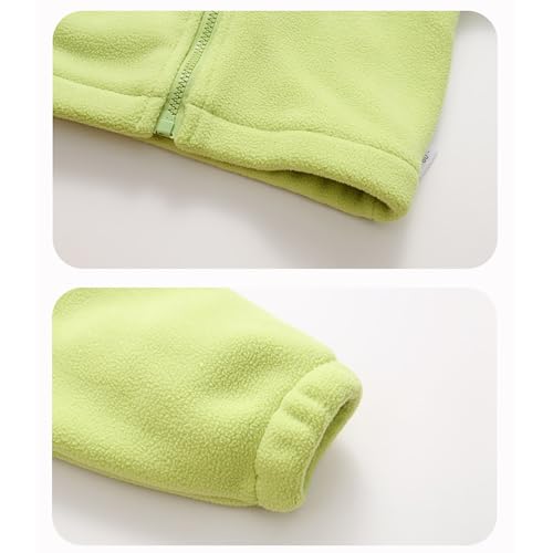 Boys Girls Fuzzy Jackets Zip up Long Sleeve Winter Outwear Fleece Warm Fall Casual Lightweight Coats with Pockets3