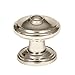 Amerock BP55341-G10 Revitalize Collection Round Backplate Knob, Satin Nickel