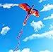 HENGDA KITE-Upgrade Classical Dragon Kite Stereoscopic Dragon Kites for Kids & Adults Easy to Fly for Beginner Easter 55inch x 62inch Single Line with Tail