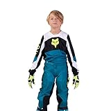 Fox Racing YOUTH 180 NITRO MOTOCROSS JERSEY, MAUI BLUE, Large