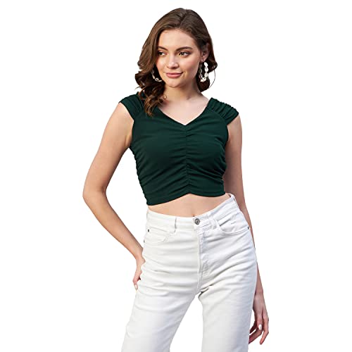 Image of Marie Claire Women's Solid Slim Fit Blouse