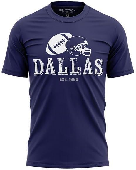 Dallas Shirt for Men, 1960 Distressed Fans Gameday Apparel, Classic Crewneck T-Shirt - Image 4