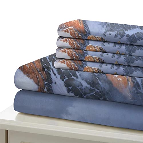 Housse de couette aigle king size parure de lit microfibre douce - 6