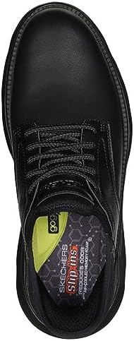 Skechers Men's Garza-Gervin Slip-in Moccasin, Black, 10.5 | Image 3