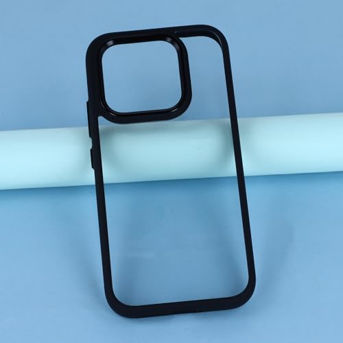Image of for Xiaomi 17 Case Anti-Drop TPU + PC Clear Phone Back Cover - Black