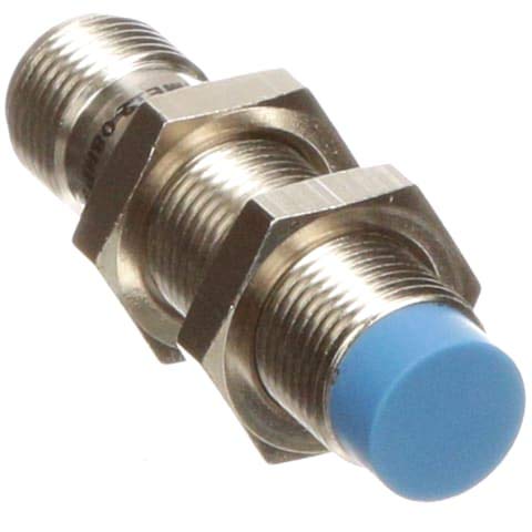 SICK IME12-08NPSZC0K 8 MM SENSING RANGE, BRASS NICKEL-PLATED MOUNTING NUT (2X), INDUCTIVE, M12 X 1 MALE 4-PIN CONNECTOR, NO, NON-FLUSH, Ø 12 MM, PNP SWITCHING OUTPUT, PROXIMITY, SENSOR, SHORT-BODY HOU