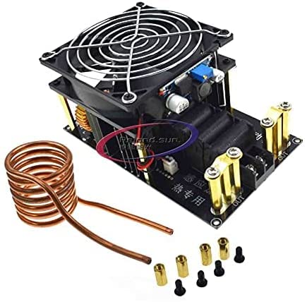 1000W 20A ZVS Induction Heating Board Module Heater DC12-36V Coil (Board Brass)-image-18