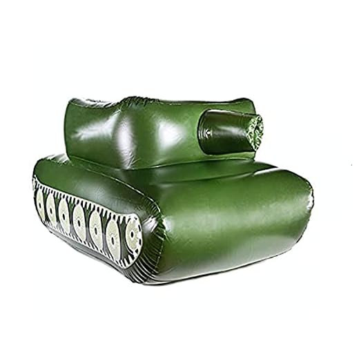 Inflatables Swimming Pool Float,Inflatable Tk Swimming Pool Float,Pool Tank Type Water Spray Ring,Inflatable Pool Ruler Tank Swimming Sprinkling Toy Swimming Ring with Squirt Gun for Kids Adult