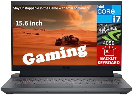 Dell G15 5530 15.6″ 120Hz FHD WVA Gaming Laptop (14-Core Intel i7-13650HX, GeForce RTX 4050 6GB, 64GB DDR5 RAM, 2TB PCIe SSD, Backlit KB, Wi-Fi 6, Bluetooth 5.2, RJ-45, Webcam, Win 10 Pro)