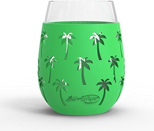 Silicone Wrapped Glassware Palm Trees