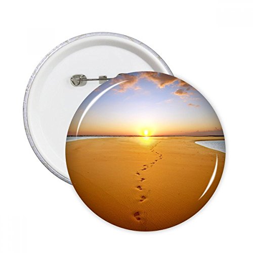 Badge rond Route de la Soie pins bouton vêtement Camel Desert 5pcs