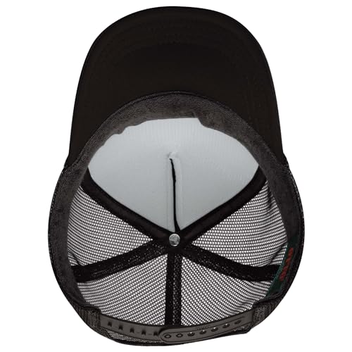 Image of OTTO Polyester Foam Front 5 Panel High Crown Mesh Back Trucker Hats in 97, Bulk, Wholesale