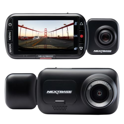 Nextbase 222X Front and Rear Dash Cam, 1080p Front and 720p Rear...