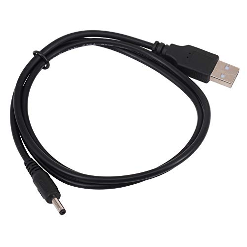 Image of [2 Pack 3FT USB to DC 3.5mm x 1.35mm Barrel Jack Adapter Connector 5V DC Power Charger Cable Charging Cord (USB to DC 3.5 x 1.35mm)