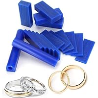 Pinafresa 15pcs Schmuckwachsblock + 2pcs Castingwachs -Lochrohrblau -Wachs zum Erstellen und Entwerfen Von Ringen