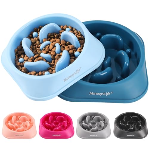 MateeyLife Slow Feeder Dog Bowls...