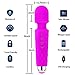 Wand Massager for Women, 8 Powerful Speeds 20 Vibration Modes, Portable Personal Rechargeable Massager, Handheld Cordless Waterproof Massager Therapy Back Neck Muscle Aches Sports Recovery, Quiet