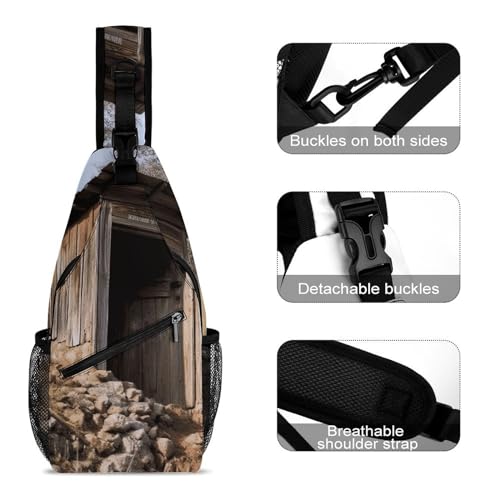 Bolso tipo bandolera deportivo para viaje senderismo miniatura 3