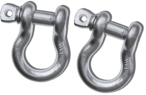 BILLET4X4 8-1/2 TON 1 inch MEGA D-Shackles – Galvanized (Pair) (4X4 Vehicle Recovery)