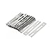 Aexit 65mmx11mm Stainless Hooks Steel Sliding Window Door Anti-Theft Security Over Door Hooks Plates 30pcs