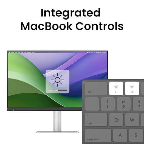 Image of BenQ MA270S 27 inch 5K 5120x2880 Nano Gloss Monitor for Mac Creators, Dual Thunderbolt 4 96W /15W, Mac Color, Daisy Chain, KVM, Brightness & Volume Control on Mac, Height & Tilt Adjustment, P3 Color Gamut
