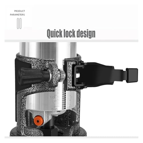 Protection anti-poussière pour défonceuse et machine à rogner avec base de 65 mm - 5