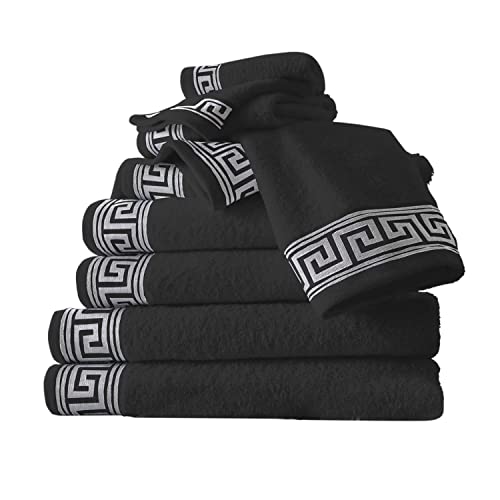 Gc Gaveno Cavailia Juego De Toallas De 500 G M Juego De Toallas De 8 Piezas 2 Toallas De Mano 2 Toallas De Baño 4 Toallas De Cara Paquete Familiar De Toallas De Algodón Egipcio Carbón Gc Gaveno Cavailia Juego De Toallas De 500 G M Juego De Toallas De 8 Piezas 2 Toallas De Mano 2 Toallas De Baño 4 Toallas De Cara Paquete Familiar De Toallas De Algodón Egipcio Carbón