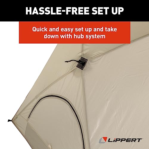 Image of Lippert Picnic Popup Sun Shelter for Camping, Beach Trips and Outdoor Concerts - Tent