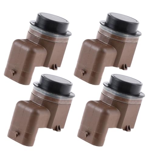 Vuzmode 4 sensores de Aparcamiento PDC con Asistencia for Aparcamiento, for, F10, F07, F11, F12, F01, F25, E70, E71, X5, X6, X3, 66202180495, 2180495, 66202151635 Sensor de reversa automotriz(Braun)