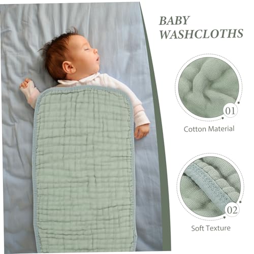 GARVALON 6pcs Cotton Muslin Burp Cloths Soft Absorbent Towels for Newborns Versatile Washcloths for Sensitive Skin for Boys4