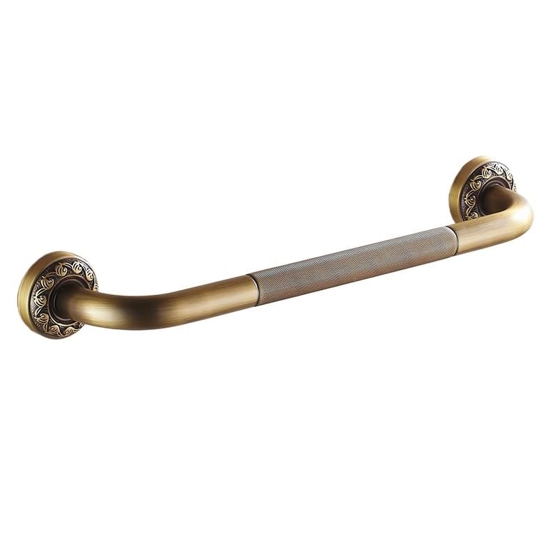 Asidero Ducha Barras de apoyo latón antiguo for montaje en pared, 52 cm, manijas seguridad for baño, barra for ducha, pasamanos for bañera, for el hogar