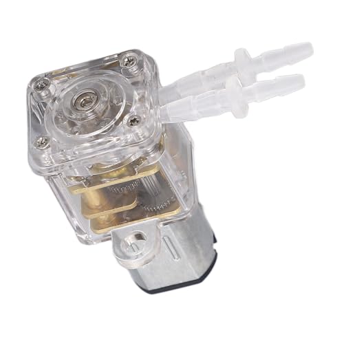 Micro bomba peristáltica de metal de 1,5 ml con motor de CC y carcasa transparente Ejoyous 8
