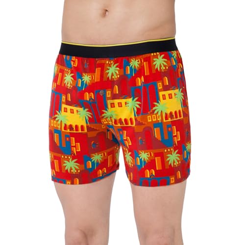 Image of Bummer Micro Modal Boxer Shorts for Men - Ultra Soft & Breathable, 3 Times Softer Than Cotton, Anti-Bacterial, Stretchable for Ultimate Comfort & Style, Pack of 1 (A Shark Tank Product)