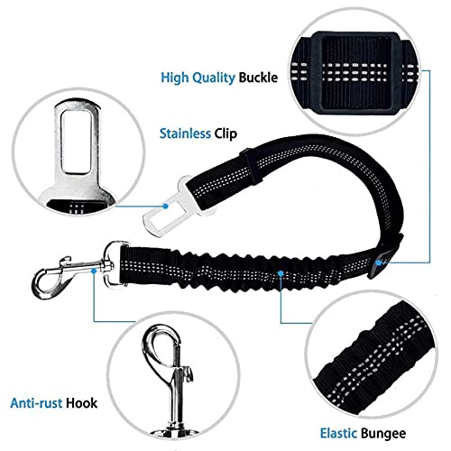 Cintura di Sicurezza per Cani, Regolabile in Nylon...