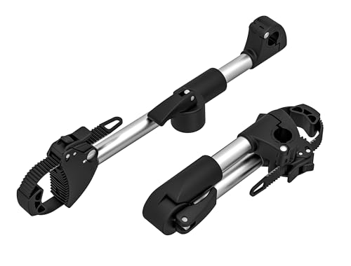 EUFAB 11248 Verstellbarer Strap-Rahmenhalter 40cm, Schwarz/Silber