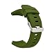 Produktbild MroTech Armband für Gear S3 Silikonarmband Uhrenarmband 22mm silikon Sport Armband kompatibel für Samsung Gear S3 Frontier Classic,Galaxy Watch 46mm,Huawei 2 Classic,Fossil q 22 Ersatzarmband -Grün