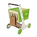 Janod Green Market Wooden Shopping Cart with 7 Accessories - Ages 18 Months+ - J06579