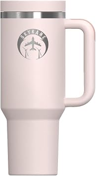 Tumbler with Straw, Tumbler with handle,Tumbler cup, Tumbler Soft Pink