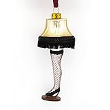 Hallmark A Christmas Story Leg Lamp Blown Glass Christmas Ornament
