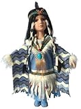 16' Collectible Native American Indian Porcelain Doll (AQUENE) D16671