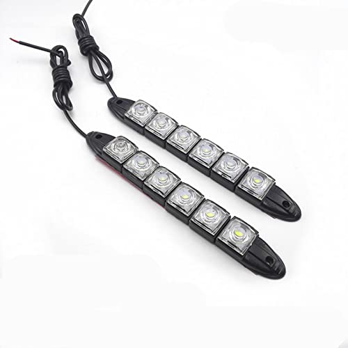 2pcs luz de circulación diurna para coche