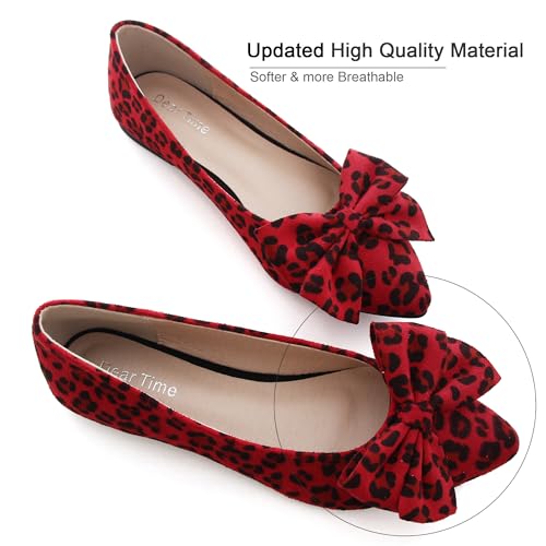 Image of Dear Time Women's Ballet Flats Dress Ballet Shoes Slip on for Office Work Comfortable Shoes