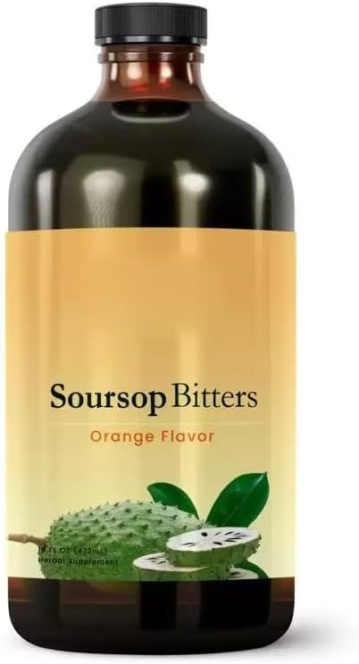 Soursop Leaf – Gut Support, Supports Digestive Health and Immune Function, Detoxification and Energy, Vegan, Orange Flavor