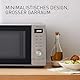 Panasonic NN-SD36QSEPG Solo-Mikrowelle, 29 l, 1000 W, automatisches Auftauen, 11 automatische Programme, Timer, Silber