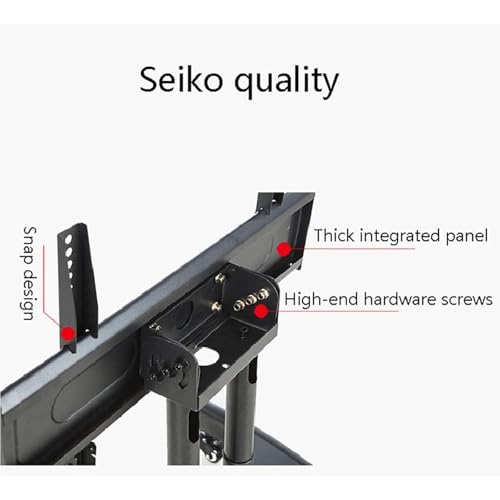 Soporte móvil para TV de 32-75 pulgadas con ruedas y altura ajustable miniatura 4